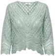 ONLY Damen Strickpullover | Knit Fit, 3/4 Arm, Basic, Bei max. 30 grad im schongang