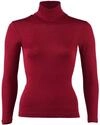 Engel, Damen Rollkragen Pullover, 70% Wolle (kbT), 30% Seide (38-40, Malve)