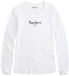 Pepe Jeans Damen T-Shirt New Virginia Ls N, Wei&szlig;, XS