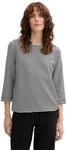 Tom Tailor Damen Langarmshirt mit Knopf-Details | Bio-Baumwolle | nachhaltige