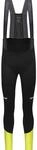 GORE WEAR Herren Advanced Brand Core Trainingshose, Black/Neon Yellow, L EU