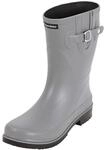 Regenliebe Damen Gummistiefel Pf&uuml;tze halbhoch, Farbe:grau, Gr&ouml;&szlig;e:40 EU