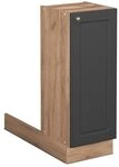 Vicco K&uuml;cheninsel Fame-Line, Anthrazit-Gold, 30 cm
