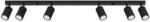 SOLLUX lighting Deckenlampe Deckenleuchte Deckenstrahler Aluminium 6 Flammig...