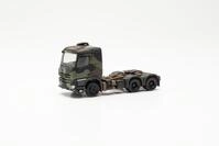 herpa LKW Modell Mercedes-Benz Arocs 6x4 Zugmaschine Bundeswehr, Miniatur im Ma&szlig;stab