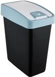 keeeper Premium Abfallbeh&auml;lter mit Flip-Deckel, Soft Touch, 25 l, Magne, Nordic Blue