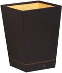 Rhodia 118826C Papierkorb 27x27x32cm Kunstleder Schwarz