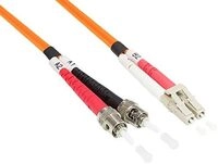 Good Connections OM4 LWL Kabel - DUPLEX - Stecker LC an ST - Multimode 50/125 -