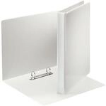 Esselte 49738 Ringbuch Pr&auml;sentation, mit Taschen, A4, PP, 2 Ringe, 20 mm, wei&szlig;