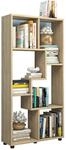 VCM Standregal (S&auml;gerau) 60x20x119 cm 6 F&auml;cher Holzwerkstoff | Stauraum f&uuml;r