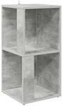 vidaXL Eckregal Betongrau 33x33x67 cm Holzwerkstoff