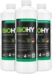BiOHY Bodenreiniger (3 x 1 Liter) | Konzentrat f&uuml;r alle Reinigungsger&auml;te und...