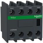 Schneider Electric TeSyS D Hilfskontaktblock 4-polig Frontmontage, 4 Schlie&szlig;er mit