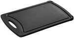 Zassenhaus Schneidbrett EASY CUT | Schwarz | 32&times;20x1 cm | beidseitig verwendbar 