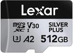 Lexar Professional Silver Plus Microsdxc Uhs-I Card, LMSSIPL512G-BNANG