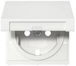 Gira 494203 Abdeckung f&uuml;r SCHUKO-Steckdose 16 A 250 V~ mit Klappdeckel und...