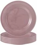 Seltmann Weiden [DL] Beat Speiseteller rund 27,5 cm rund mit Relief Altrosa...