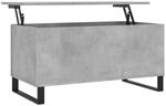 vidaXL Couchtisch Betongrau 90x44,5x45 cm Holzwerkstoff