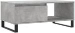 vidaXL Couchtisch Betongrau 90x50x36,5 cm Holzwerkstoff