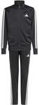 adidas Unisex Kinder Essentials Climacool Stripes Track Suit, black/white, 15-16