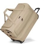 REDOLZ 2-Rollen gro&szlig;e Trolley-Reisetasche | Volumen erweiterbar von 98 auf 119 Liter