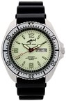 Chris Benz One Man CBO-N-SI-KB Elegante Herrenuhr Taucheruhr