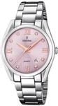 Festina Damenuhr Analog aus Edelstahl 316l Silberfarben