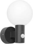 Oktaplex Bola LED Aussenlampe mit Bewegungsmelder Aluminium IP65 | 3000K...