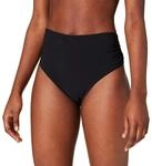 Barts Damen Solid High Waist Briefs Bikini, Schwarz, 40