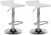 CLP 2er Set Barhocker Dyn Mit Kunstlederbezug I 2 x H&ouml;henverstellbarer Und...