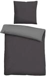 biberna 0455775 Bettw&auml;sche Garnitur mit Kopfkissenbezug Linon 1x 135x200 cm + 1x