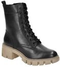 Tamaris Damen Stiefelette bequem; BLACK COMBINED, EU 38