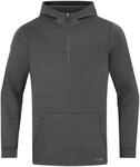 JAKO Herren Zip Hoodie Pro Casual, Aschgrau, 3XL