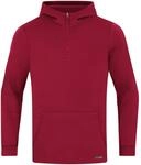 JAKO Herren Zip Hoodie Pro Casual, Chilirot, XL