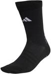 adidas Unisex Football Crew Performance Socks, Black/White, 4.5-6