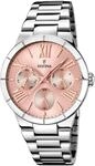 Festina Damenuhr Analog aus Edelstahl 316l Silberfarben