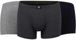 Ceceba Herren Pants, Elastan, Baumwolle, Single Jersey, grau, Uni, 3er Pack 8