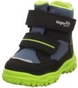Superfit Jungen - Schuhe HUSKY1 Boot, Modern, SCHWARZ/HELLGR&Uuml;N 0000, 27