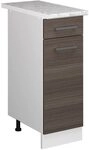Vicco K&uuml;chenunterschrank R-Line, Edelgrau, 30 cm