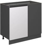 Vicco Eckunterschrank R-Line, Wei&szlig;, 86 cm