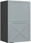 Vicco H&auml;ngeschrank Fame-Line, Hellblau-grau, 45 cm | MDF-Front &middot; Soft-Close...
