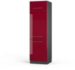 Vicco K&uuml;hlumbauschrank Fame-Line, Bordeaux Hochglanz, 60 cm