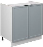 Vicco Sp&uuml;lenunterschrank Fame-Line, Hellblau-grau, 80 cm