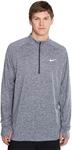 Nike Herren Dri-Fit Stride Half Zip Midlayer, Thunder Blue/Heather/Reflective...