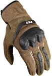LS2 Kubra Motorrad Handschuhe, braun, XL