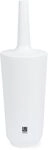 Umbra Corsa Toilettenb&uuml;rste mit Halter, Weiss | Mattes Melamin-Finish, integrierter