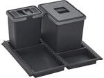 SOTECH Abfallsammler Draw 15+6L Abfalleimer mit Deckel f&uuml;r Abfallsystem