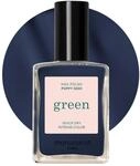 Manucurist Green Nagellack Poppy Seed Tiefschwarz - Klassisch -