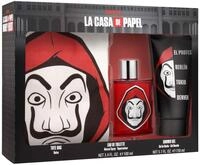 NETFLIX Haus des Geldes Geschenkset, Eau de Toilette 100ml + Duschgel 150ml +