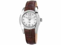 Just Watches Damen-Armbanduhr Analog Quarz Leder 48-S8368WH-BR